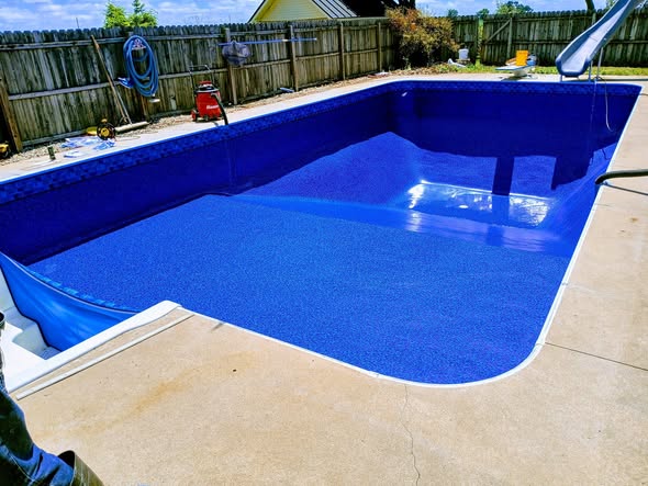 Professional pool draining services with controlled water removal and safety procedures